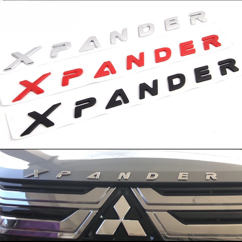 Biểu Tượng Mitsubishi Xpander Logo Bonet Logo Từ Xe 2023 Xpander Dán Đen Đỏ Phụ Kiện