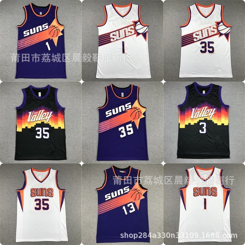 Áo đấu bóng rổ Sun Devils: Áo đấu thêu của Booker, Paul, Nash, Ayton, Durant