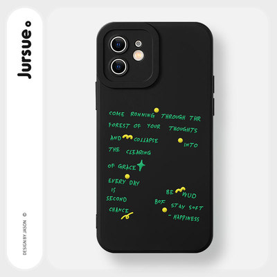 JURSUE Ốp lưng dễ thương đẹp độc lạ ngộ nghĩnh nam chống sốc chống bẩn mềm cho iPhone 18 17 Air 16 15 14 13 12 11 PRO MAX SE 2020 X XR XS ip 8 7 Plus MZ5070724
