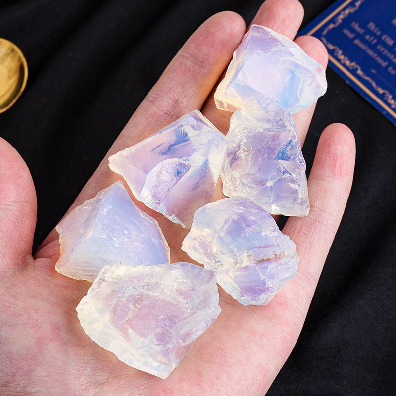 Tự Nhiên Opal Pha Lê Đá Thô Hương Liệu Đá Khuếch Tán Đá Cá Bể Hoa Chậu Cảnh Quan Đá Nghiền Lớn Trang