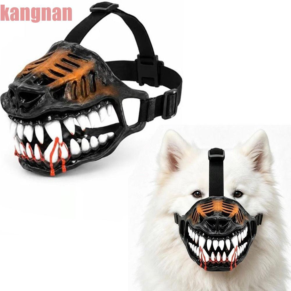 KANGNAN Chó Monster Mõm, Monster Hell Hound Style Hell Hound Hell Hound Mõm, Răng đáng sợ thoáng khí