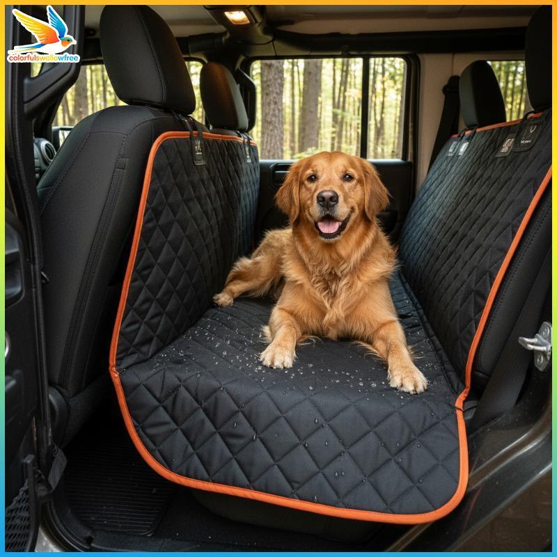 Colorfulswallowfree Pet Car Seat Cover cho chó mèo Thảm bảo vệ chống trượt chống thấm nước cho Ba ch