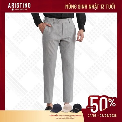 Quần âu nam ARISTINO phom Cropped cá tính, thiết kế chỉn chu, lịch lãm - ATR03102