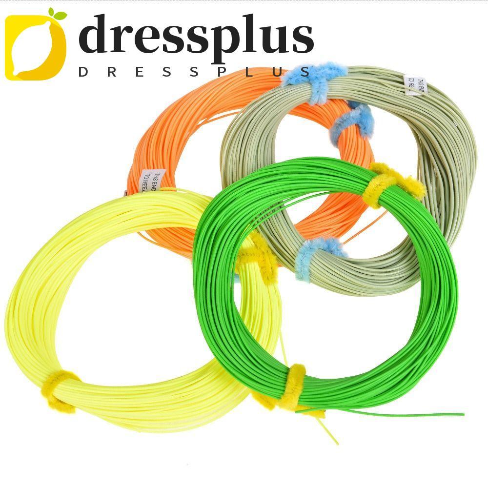 DRESSPLUS Fly Fishing Line, 100FT Long Casts Forward Floating, Dụng cụ câu cá WF3FWF8F Fluo Front 4 