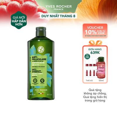 Dầu gội ngăn ngừa gàu Yves Rocher Anti-Dandruff Treatment Shampoo 300ml
