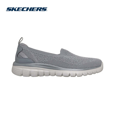 Giày Búp Bê Nữ Skechers Modern Comfort Graceful Silent Charm - 100964-GRY Air-Cooled Memory Foam