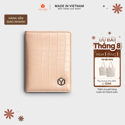 Ví Yuumy ( Thời trang nữ dáng đứng cầm tay nhỏ gọn - Ví da Verein YV83) Bagsmart