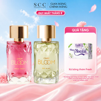 Combo 2 Nước Hoa Nữ Cao Cấp Cindy Bloom 50ml - Đa Dạng Hương Thơm, Nữ Tính, Ngọt Ngào, Quyến Rũ, Tươi Mát