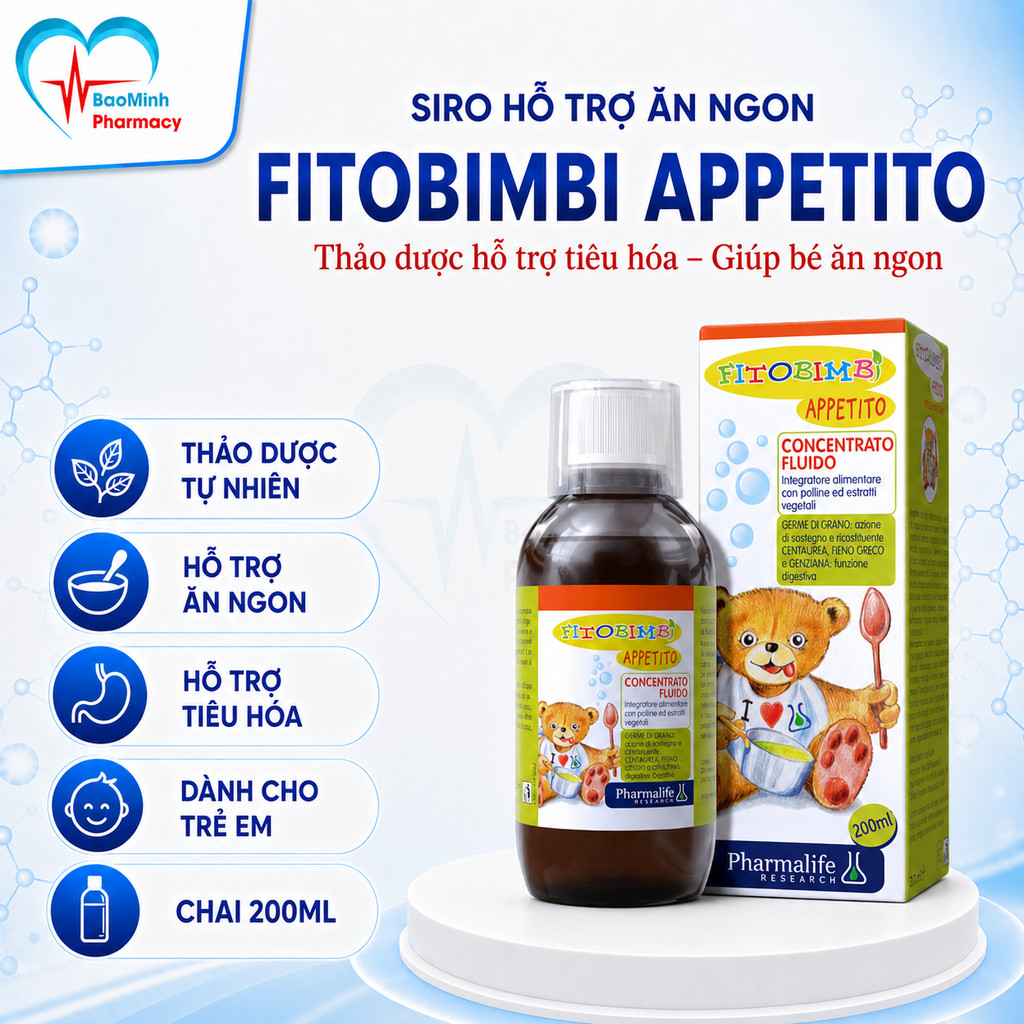 Siro Fitobimbi Appetito Kích Thích Ăn Ngon Tự Nhiên - concung
