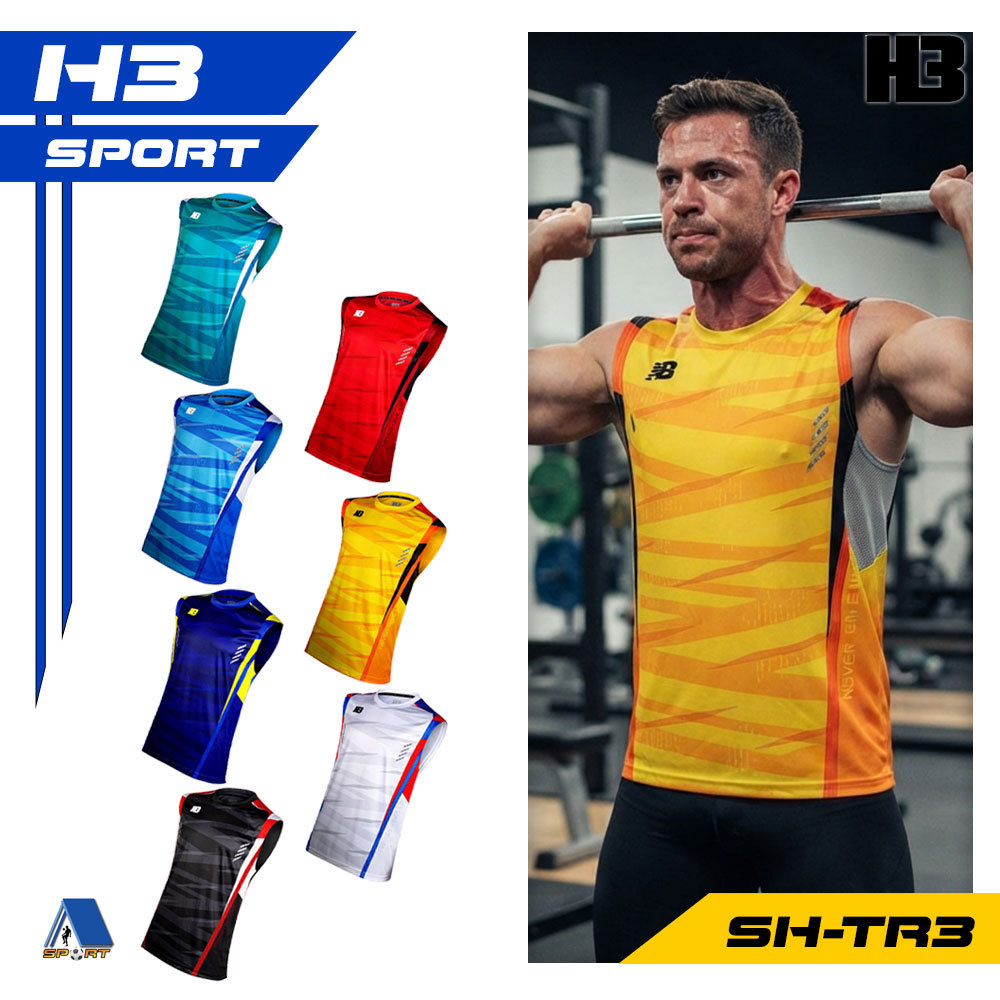 H3 SPORT Code SH-TR3 H3 Tree Áo thể thao không tay đích thực 1