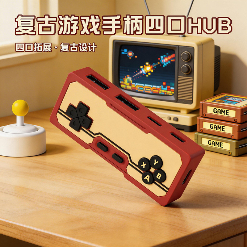 Tay Cầm Hình HUB Docking Station Retro Typec Docking Station Notebook Converter Adapter Docking Stat