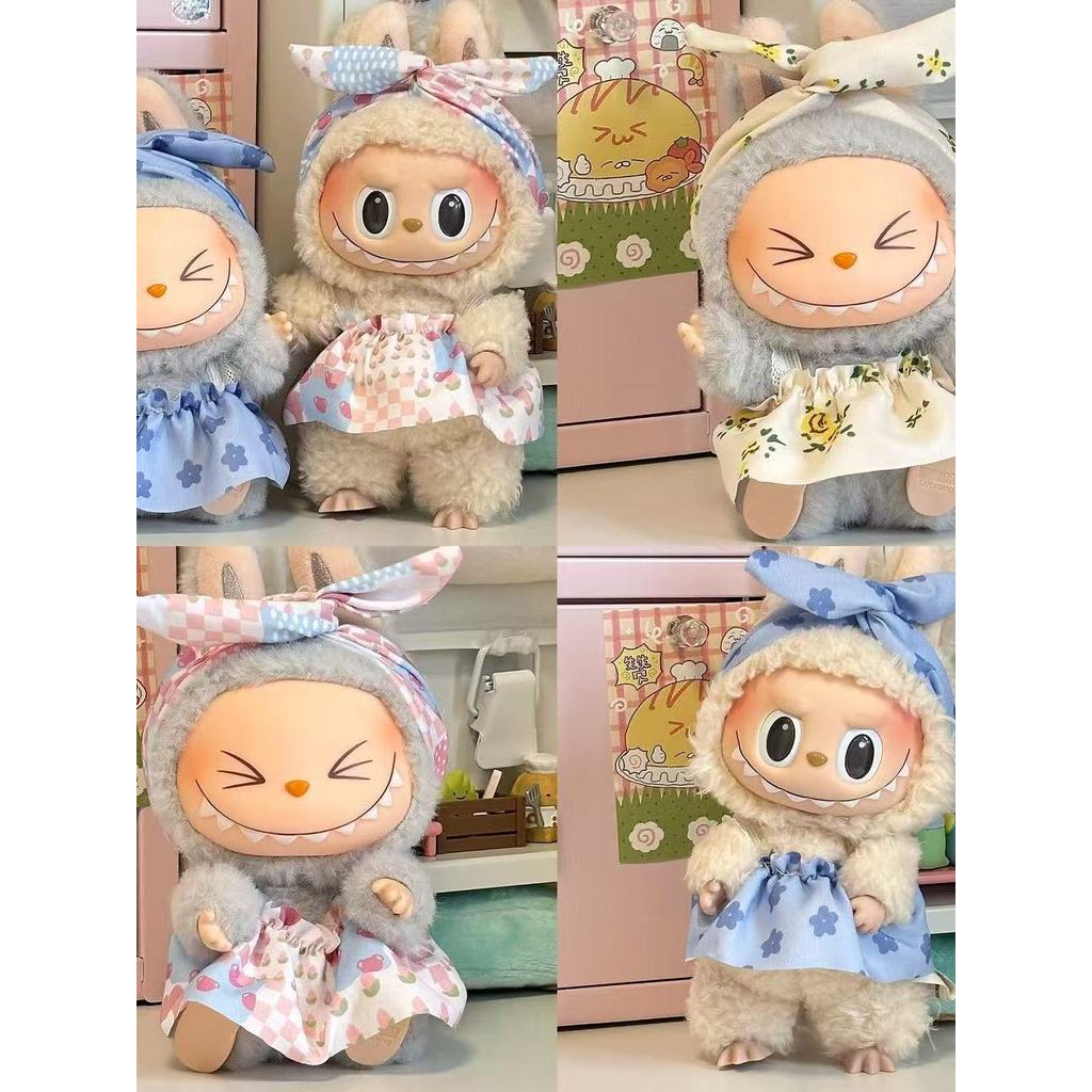17cm Thế Hệ 12 Lafufu Quần Áo Váy Mặt Dây Chuyền Ragdoll Quần Áo Búp Bê Sang Trọng Thay Thế Quần Áo 