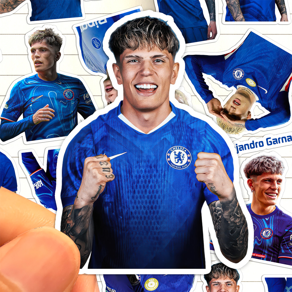 Alejandro Garnacho Dán HD Chống Thấm Nước Chelsea Cầu Thủ Alejandro Garnacho Dán