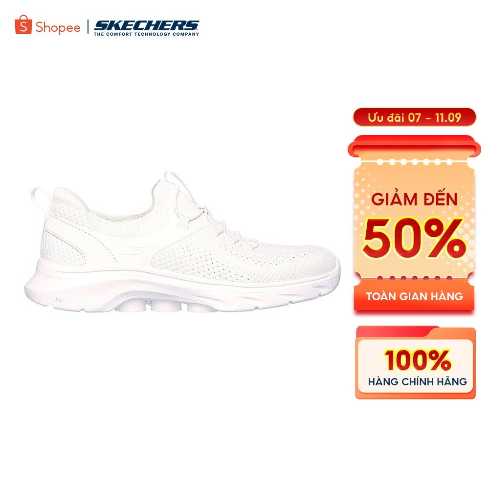 Giày Thể Thao Nữ Skechers GOWalk 7 Abie Đi Bộ - 125225-WHT Air-Cooled Goga Mat Online Sale