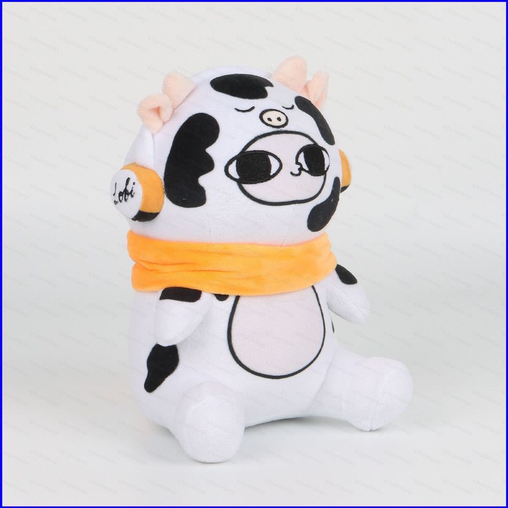 Ketnipz Plushie Lofi Girl Bò Đậu Nhồi Bông Búp Bê Mềm Hoạt Hình Nhân Vật Đồ Chơi