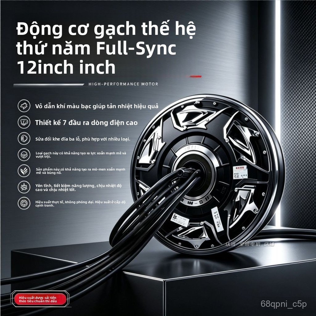 Motor QS Motor bản kỷ niệm 4 đời 10/12 inch 2000W 3000W 5000W 8000W, mạnh mẽ chính hãng