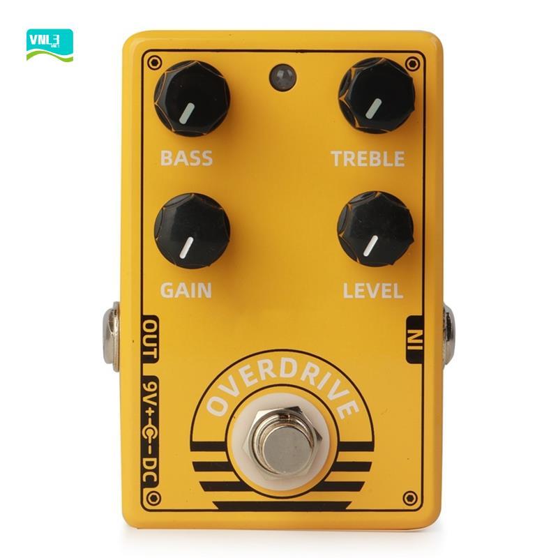 D-8 Overdrive Guitar Effect Pedal Điện Overdrive Hiệu ứng Cực kỳ đa năng True Bypass Pedal Phụ kiện 