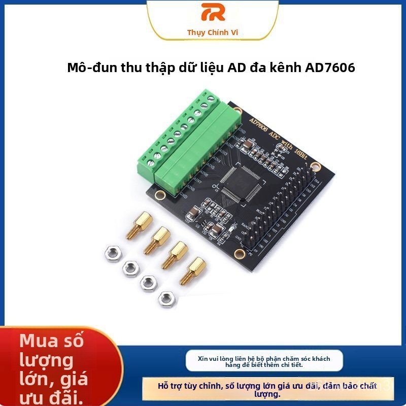 Module thu thập dữ liệu AD7606 đa kênh 16 bit ADC 8 kênh đồng bộ lấy mẫu 200KHz