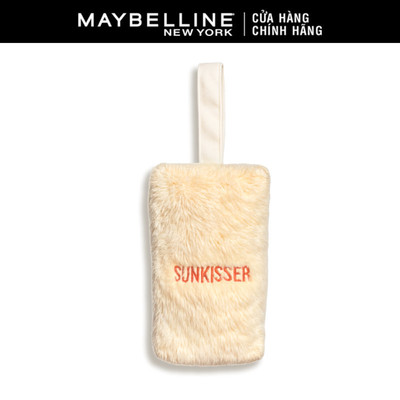 [Quà Tặng] Túi Lông Đựng Đồ Trang Điểm Sunkisser Maybelline New York - Màu Cam