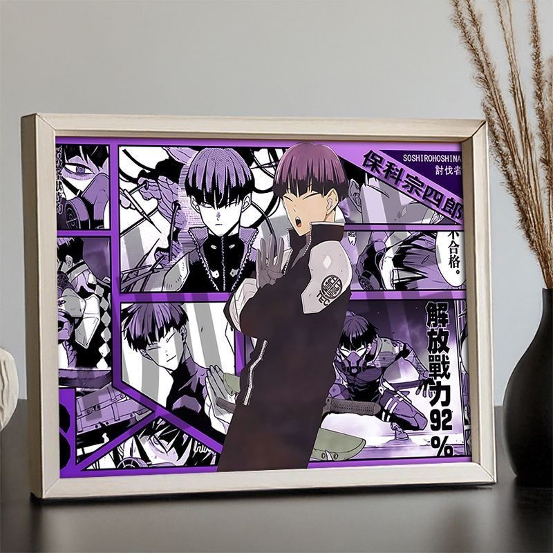 KAJIU KHÔNG. 8 / Hoshina Soshiro / Monster 8 Hoshina Soshiro Hàng hóa Anime Đồ trang trí hai chiều K