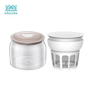 Máy làm sữa chua Máy lọc thực phẩm có nắp Hộ gia đình Hy Lạp Bộ lọc sữa chua Máy làm phô mai