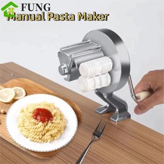 Máy làm FUNG Macaroni, Máy ép tay bằng hợp kim nhôm Máy làm mì ống, Tay quay tiện dụng bền bỉ Máy Fettuccine tiết kiệm lao động Bột