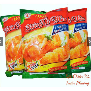 Sỉ 1 Thùng 10kg Bột Chiên Xù Tuấn Phương 1kg, Trắng, Vàng, 3 Màu - Bột Chiên Giòn, Bột Phủ