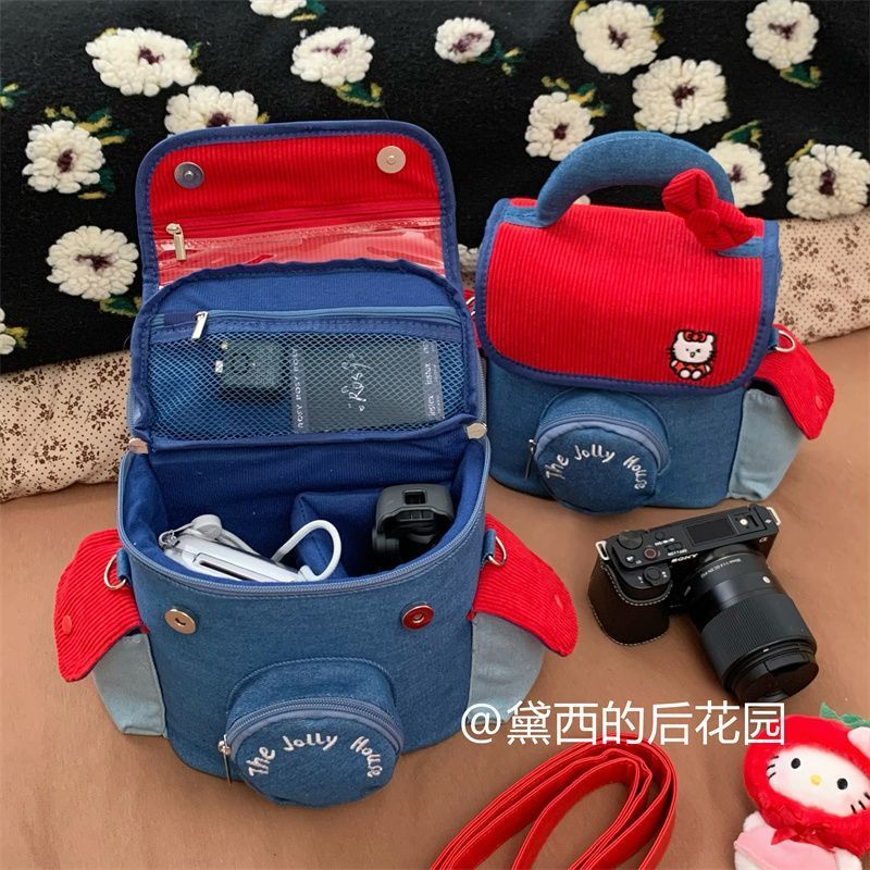 Mới Hello Cat Fuji xs20xt5 Canon r50 Sony zve10 Túi đựng máy ảnh Polaroid Túi đeo vai20251025