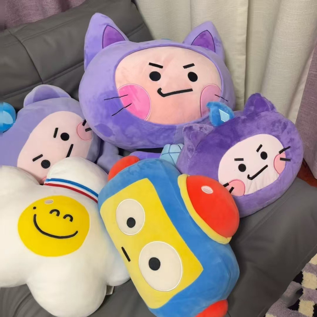 SS TREASURE TRUZ LAWOO HIKUN Robot Mèo ngôi sao năm cánh đồ chơi nhồi bông đồ chơi sang trọng cho tr