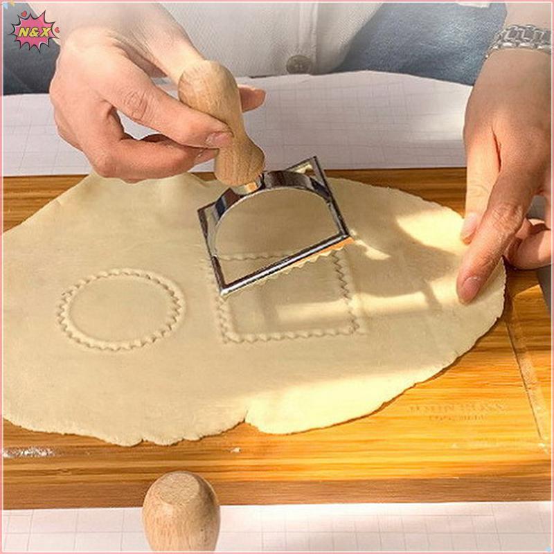 N & X Ravioli Bánh Ngọt Cắt Khuôn Bánh Bao Ren Nổi Thiết Bị Ravioli Maker Khuôn Ravioli Tem Khuôn Bá