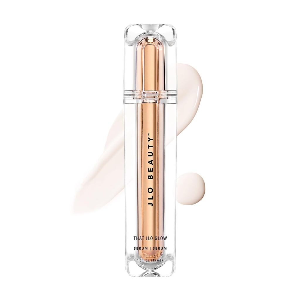 JLO BEAUTY Brightening Face Serum, Dưỡng ẩm & Làm săn chắc da mặt với Niacinamide, Squalane & Chất c