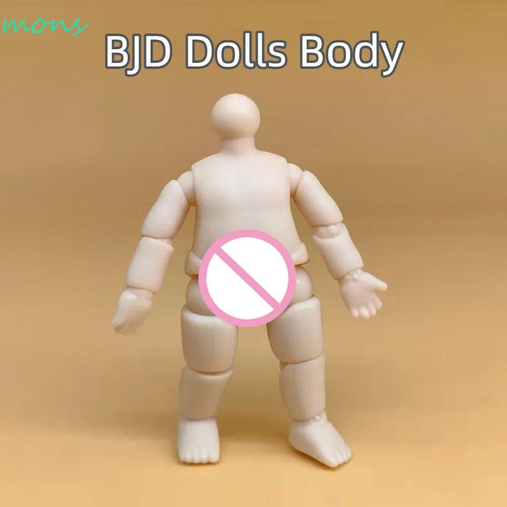 Búp bê cơ thể MONS, Búp bê hình PVC nhiều khớp, Búp bê Anime cao 6,3 cm Thân búp bê BJD bền cho búp 