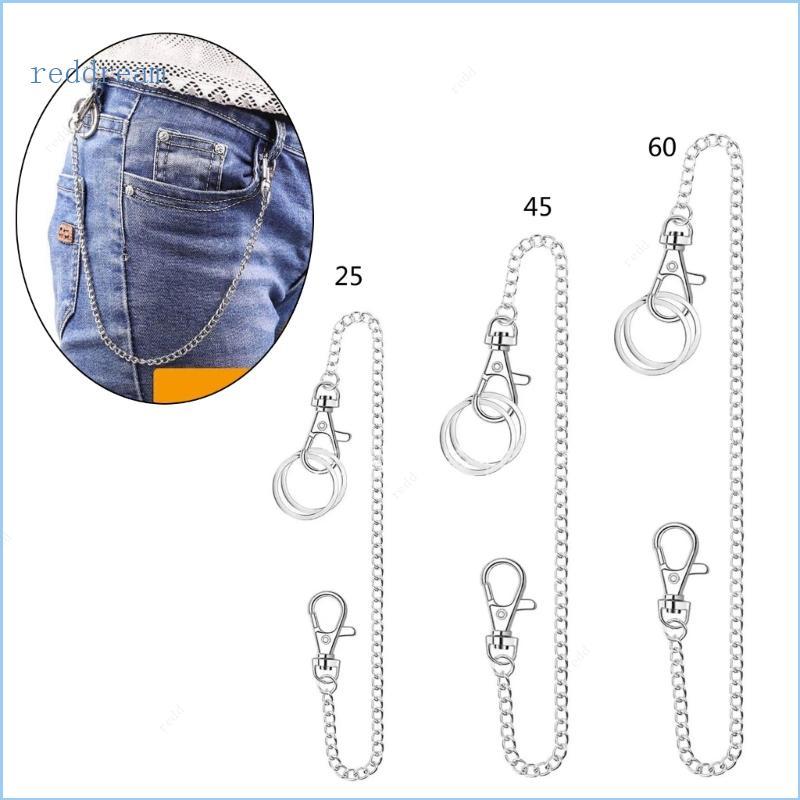 REDD Jeans Biker Đầu Lâu Ví Dây Xích Ví Mát Móc Khóa Cho Xe Đạp Jean Gothic Rock