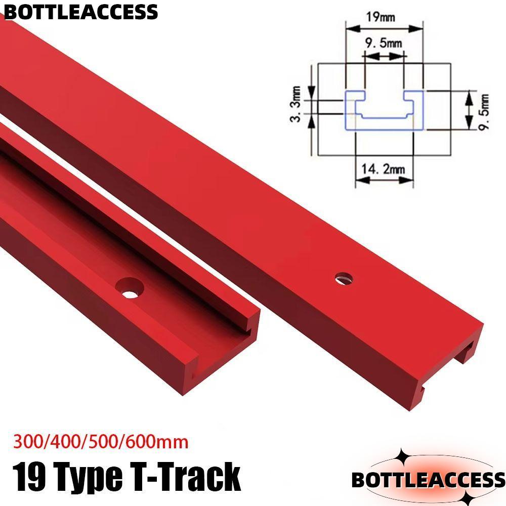 CHAIACCESS 1 Cái T-Track, Slide Guide Rail T Slider Fixture Slot Slide T-Slot Track, Hợp kim nhôm 19
