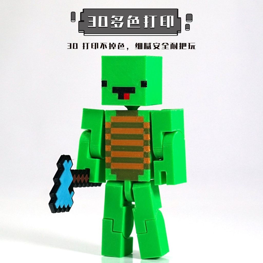 Bán chạy 3D In Minecraft Jet Maggie Di Chuyển Hình Mô Hình Hình MC Hàng Hóa Trò Chơi Hàng Hóa Quà Tặ