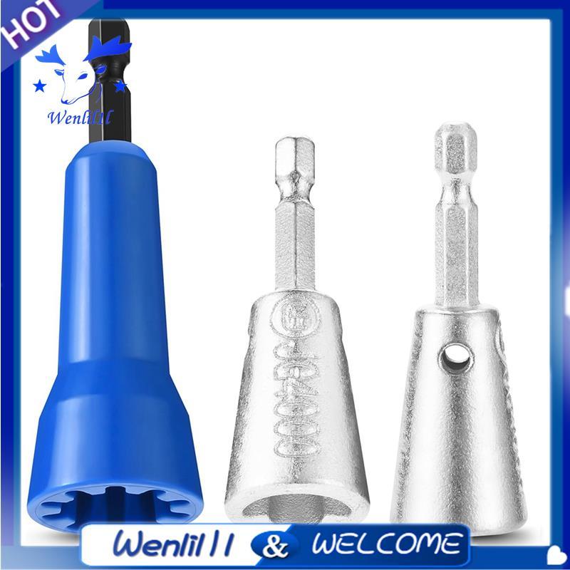 3 gói Công cụ Twister dây cho máy khoan với chuôi lục giác 1 / 4 inch, Dụng cụ thợ điện WireNut Twis