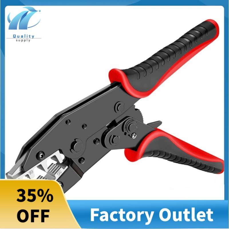 Máy uốn dây Ratcheting Wire Crimpers-AWG 10-2 (6-35mm2) Máy uốn đầu cuối Ratchet
