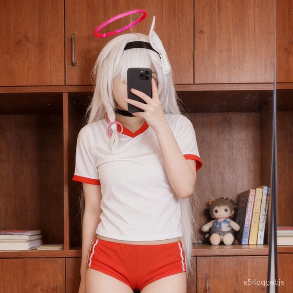 Set đồng phục thể thao phong cách học đường Nhật Bản cosplay Arona Arona chất lượng cao