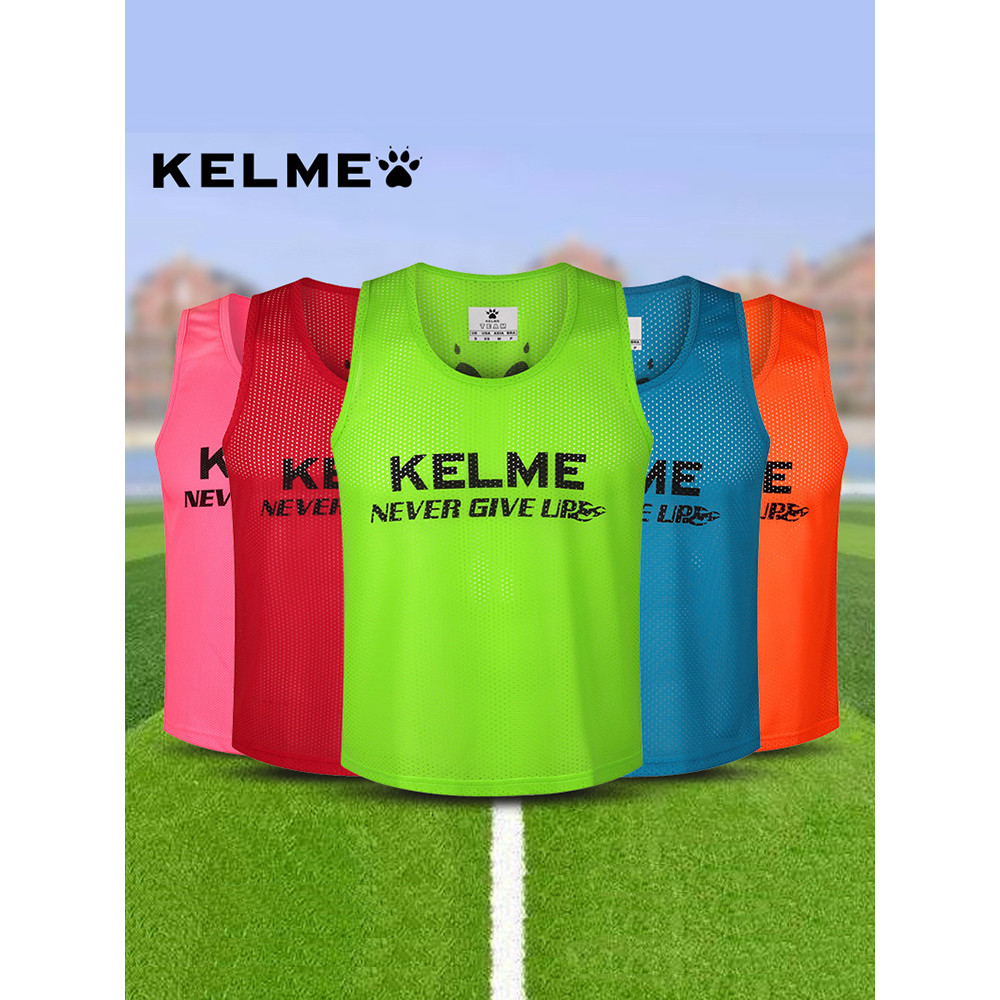 KELME KELME KELLME Đồng Phục Huấn Luyện Bóng Đá Đồng Phục Bóng Rổ Trẻ Em Thể Thao Áo Vest Mỏng K15Z2