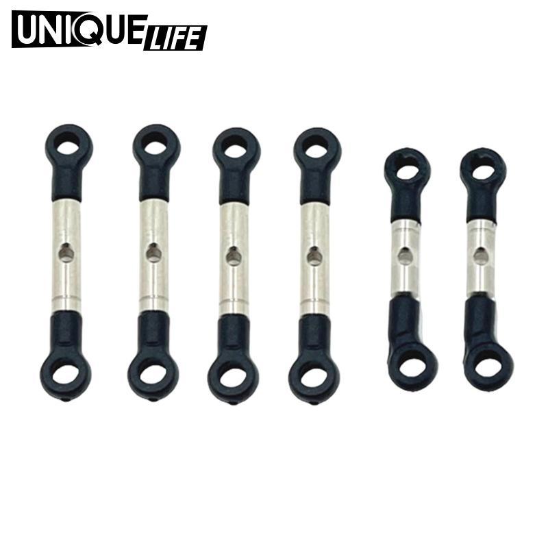RC Tie Rod Tay Lái Liên Kết Thanh Kim Loại Chuyên Nghiệp Có Thể Điều Chỉnh Cho Wltoys 244016