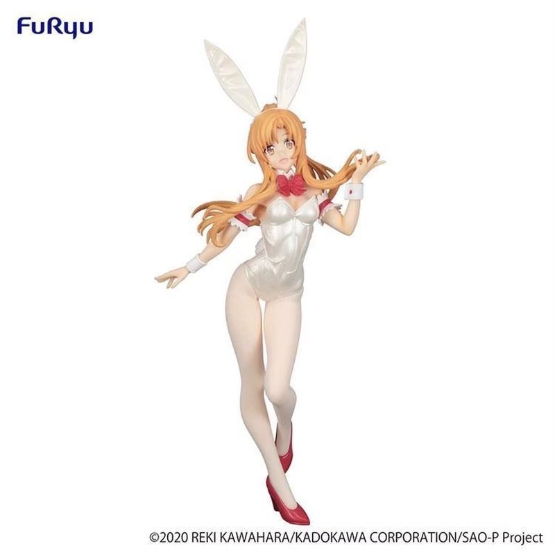 FuRyu Jingpin 16457 BiCute Bunnies Sword Art Online Asuna White Bunny Girl Pearlescent