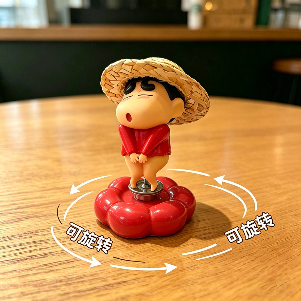 Xoay Được Nhút Nhát Crayon Shin-Chan Hợp Thời Trang Chơi Hình Trang Trí Ô Tô Đồ Trang Trí Người Ảnh 