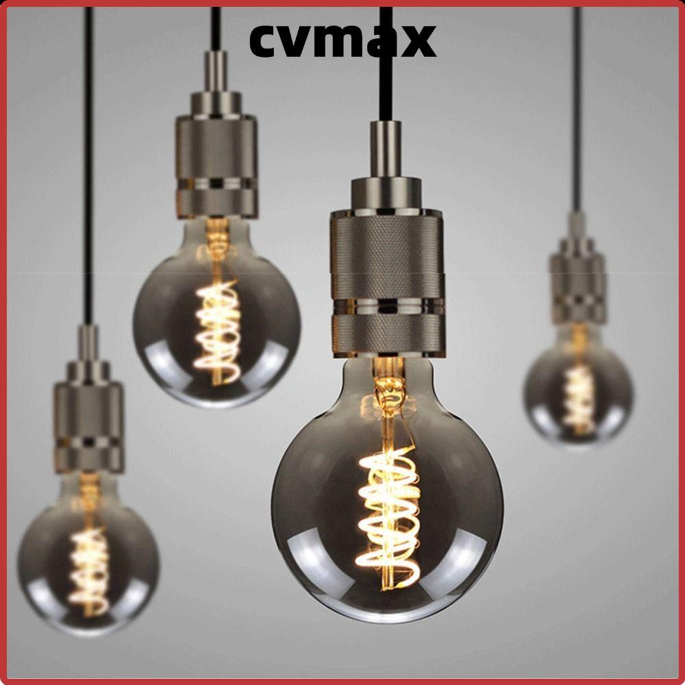 CVMAX Dây Tóc, Kính Edison Đèn Vintage Retro Bóng Đèn, Nóng Cổ Vàng Mạ Điện Xám E27 220V Đèn Edison 