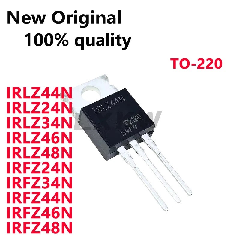 5 Chiếc IRLZ44N IRFZ34N IRLZ24N IRFZ44N IRLZ34N IRFZ46N IRLZ46N IRFZ48N IRLZ48N IRFZ24N TO-220 Hiệu 