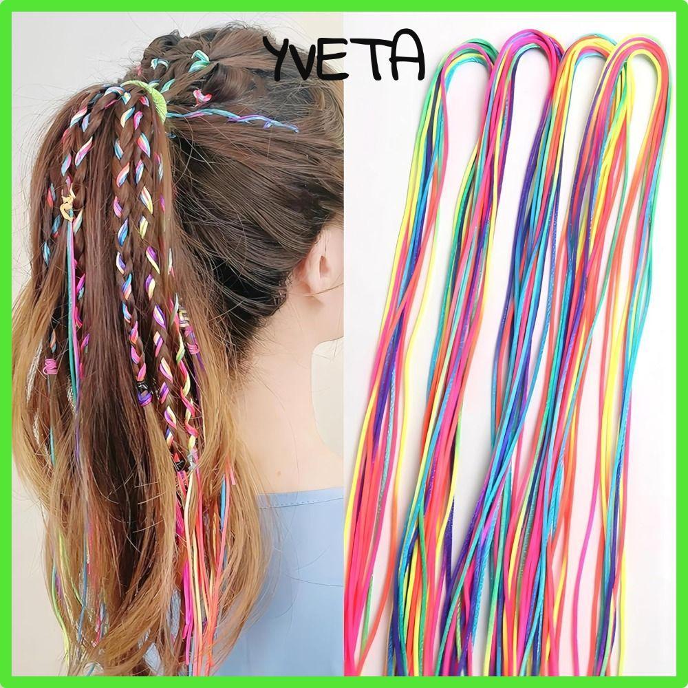 YVETA 16 / 24 / 32 Dây buộc tóc, Dây buộc tóc màu Gradient Dây buộc tóc đầy màu sắc, Dây buộc tóc bệ