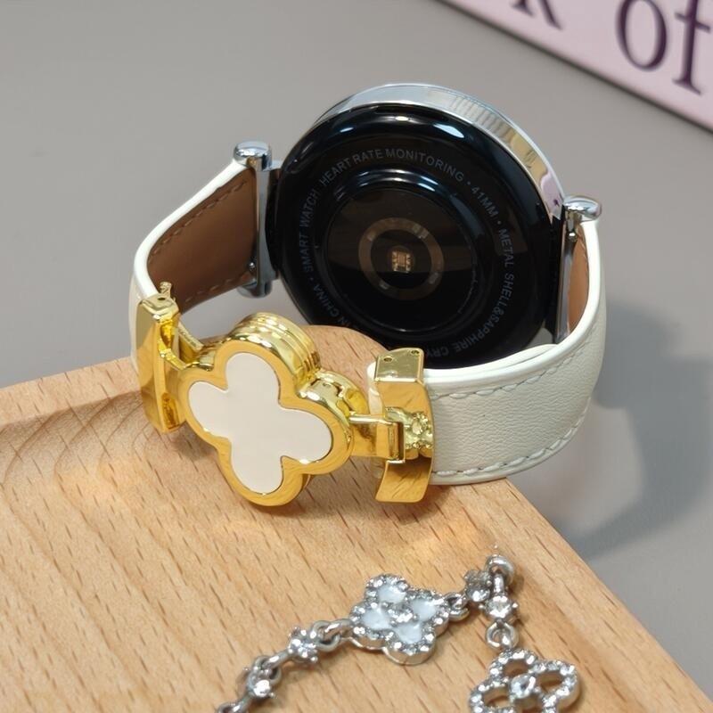 Dây đeo đồng hồ bằng da có khóa từ tính cho Huawei Watch GT6 / 5 / 4 / 3 / 2 Fit3 / Fit4 Dây đeo và 