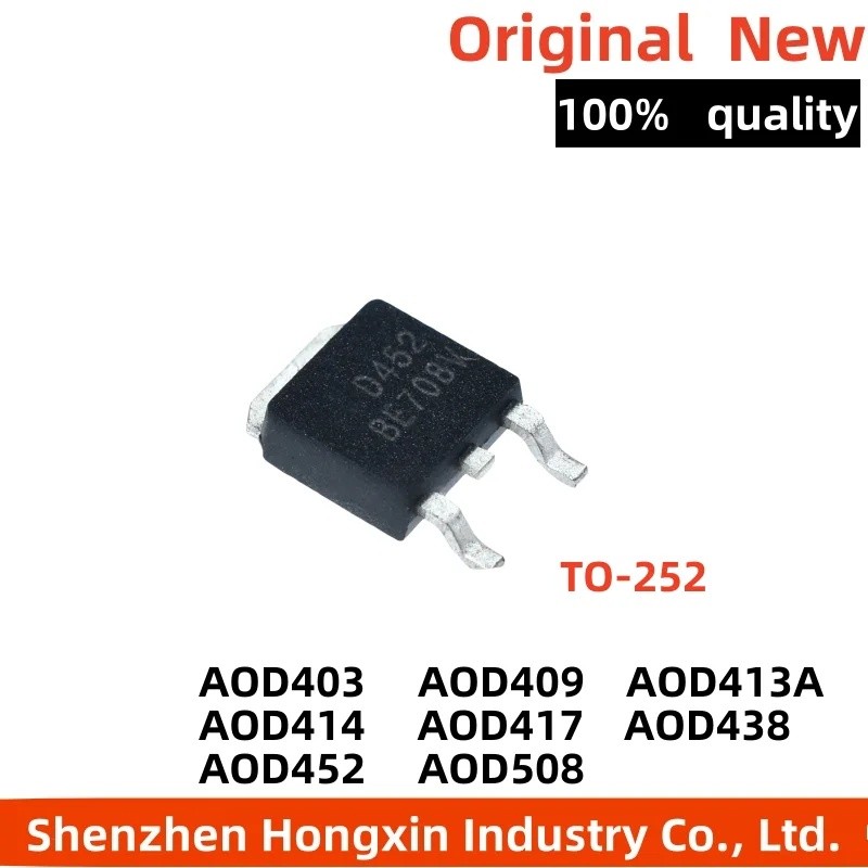 5 Chiếc AOD D438 D403 D452 D409 D413A D414 D417 D508 TO-252 Hiệu Ứng Trường Bán Buôn