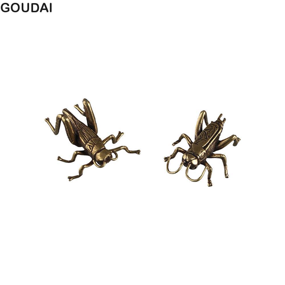 GOUDAI Đồng Cricket, Tượng Cricket Nhỏ Trẻ Em Như Trẻ Em, Cricket Retro Đồng Thau Trang Trí Nhà Cửa