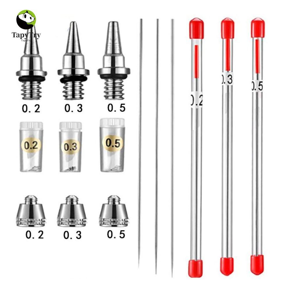 ALISON Airbrush Vòi phun sơn Công cụ phun sơn Air Brush Cap Nắp phun 0,2mm / 0,3mm / 0,5mm Vòi phun 