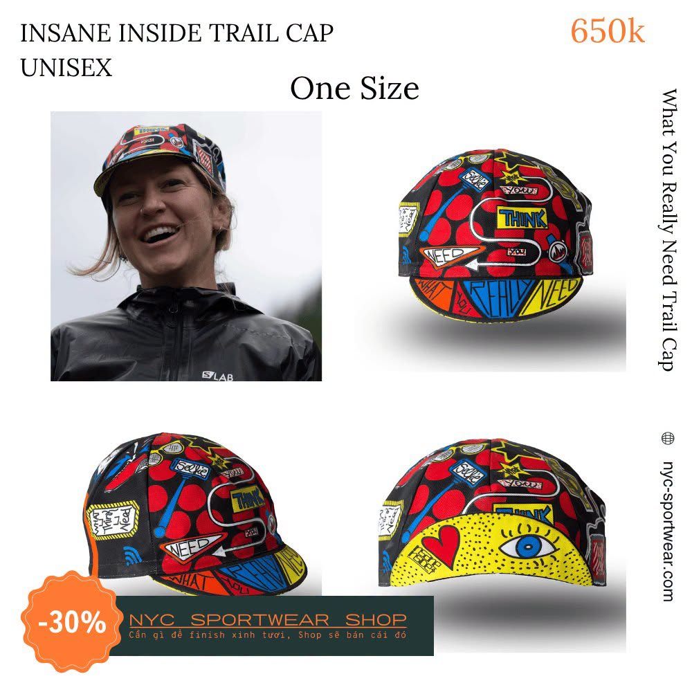 Mũ chạy bộ Insane Inside Trail Cap